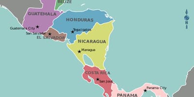 Mapa Hondurasu mapa střední ameriky