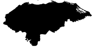 Mapa Hondurasu mapa vektor